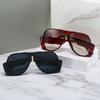 Large Frame Sunglasses, European And American Fashion G Home, The Same Glasses, Wide Legs, Funny Personalized Women'S Sunglasses