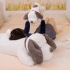 Мультяшная спящая собака, плюшевая игрушка, щенок, мягкая обнимающаяся подушка, мультяшная игрушка в виде животного, подарок на Рождество и день рождения для маленьких девочек