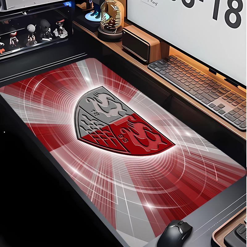 VfB Stuttgart Football Pattern Mouse Pad Non?Slip Rubber Base Gaming Mousepad For Desk Office Home