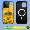 Чехол для телефона с картиной Ван Гога для iPhone 15,14,13,12,11,Plus,Pro,Max Mini, с магнитной беспроводной зарядкой Magsafe