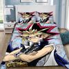 Пододеяльник Наволочка Yu-Gi-Oh Фараон Атем Комплект постельного белья Взрослый МальчикДевочка Украшение спальни Детский подарок Односпальный Двуспальный Большой размер