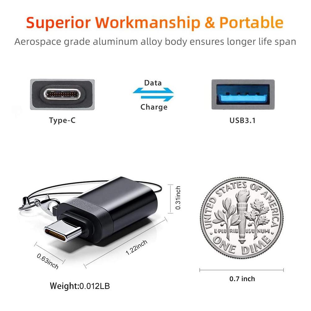 USB 3,0 Type-C OTG адаптер Type C USB C конвертер «папа-USB-мама» для Macbook HUAWEI Xiaomi POCO Samsung S20 USBC OTG разъем