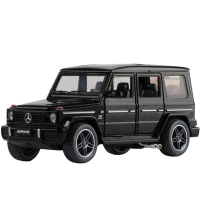1/32 масштаб Benzs G63 внедорожник литой автомобиль модель литой металл внедорожники модель автомобиля высокая имитация звук и свет детские игрушки подарок