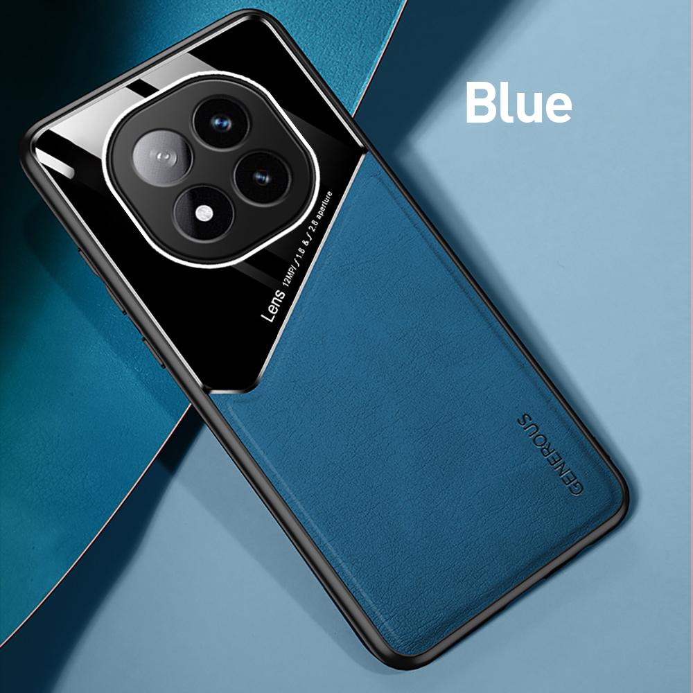 Чехол Redmy Note14Pro 5G 4G Кожаный с Магнитным Держателем Чехол для Redmi Note 14 Pro Plus Pro+ 5G ТПУ Мягкий Каркас Защита Fundas