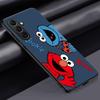S-se-sameS classic anime street pattern Phone Case For Samsung Galaxy S26 S25 S24 S23 S22 S21 Plus Ultra Note20 Soft Black