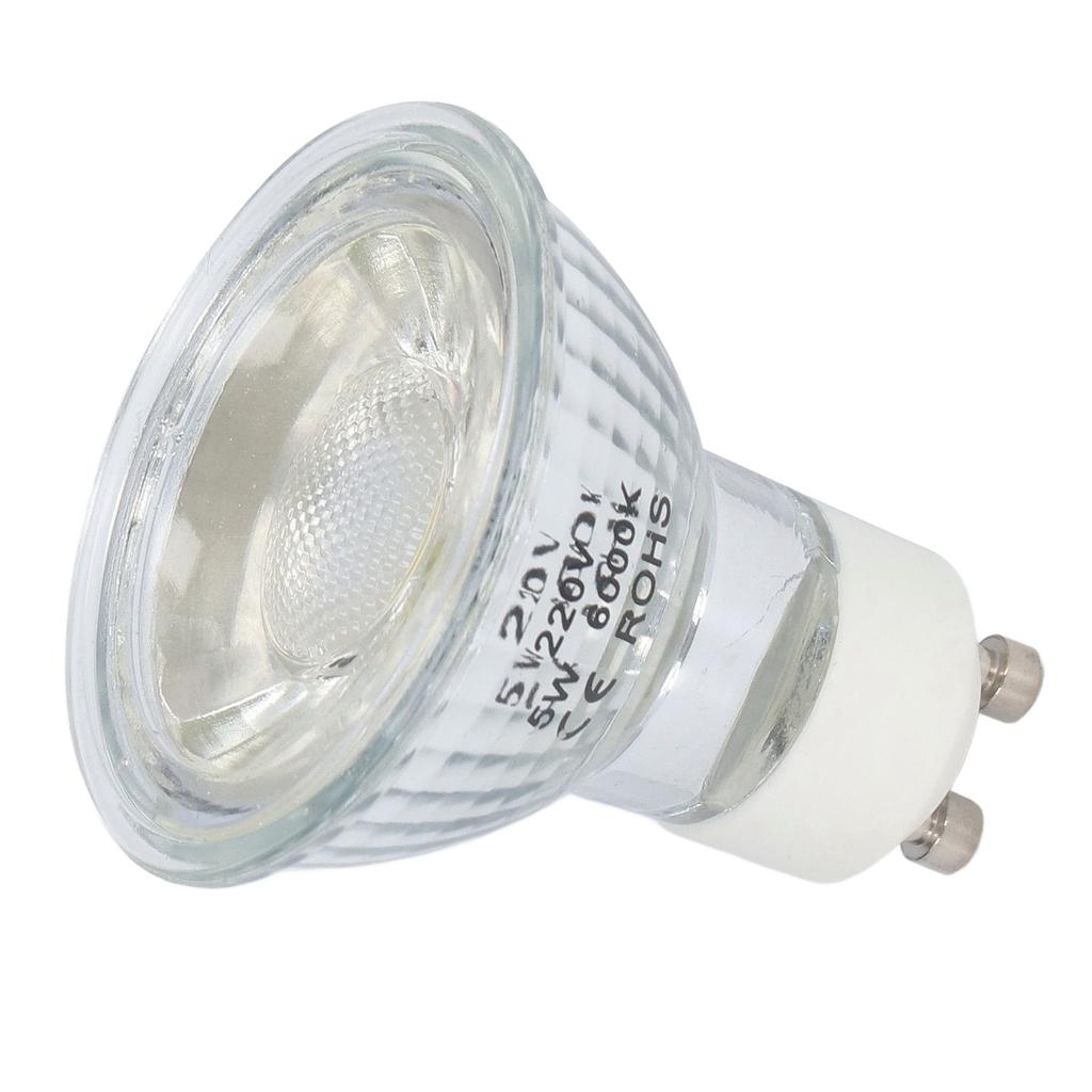 GU10 Лампочка 5 Вт Светодиодная лампа COB Лампа с регулируемой яркостью Точечная лампа для спальни и офиса 220 В