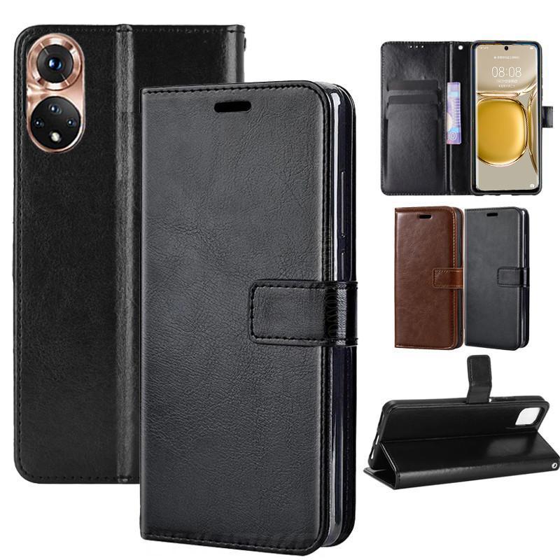 Противокражный кожаный чехол-кошелек для Huawei Honor 50 Pro 60 20 Pro Lite 30 Pro Plus 30S 20S 9X 10X P50 P40 P30 Lite Pro Чехол-книжка с подставкой и карманами для телефона