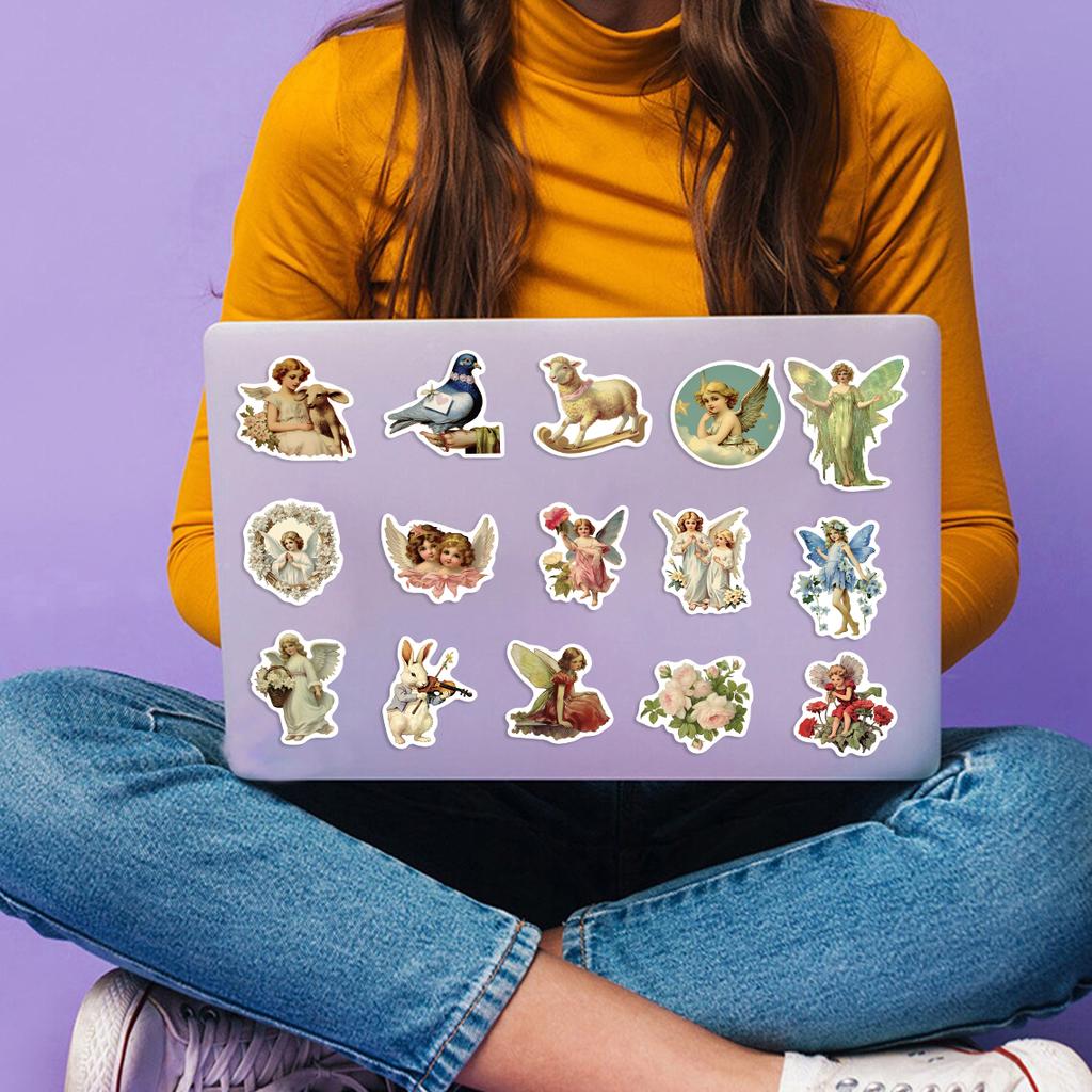50 шт. Эльф Сказочный Милый Ангел Наклейки Декор Скейтборд Ноутбук Велосипед Чемодан Наклейки на Стену