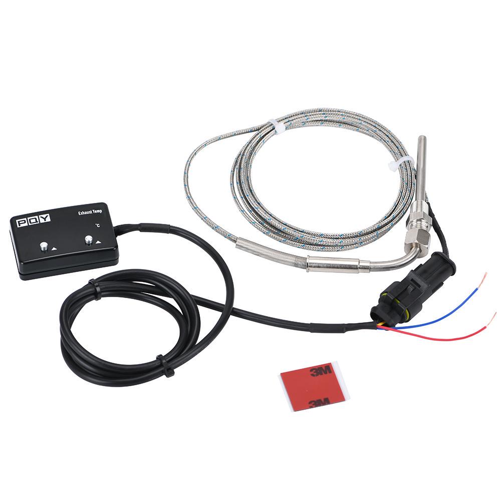 Car Exhaust Temp Gauge Exhaust Gas Meter Digital With Sensor EXT Temperature Meter Turbo for 4WD Hilux Patrol EGT