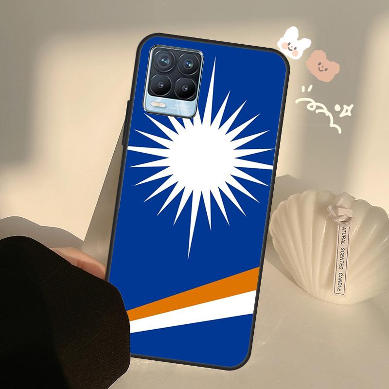 Marshall Islands Flag Case For Realme C71 C63 C61 C55 C51 C53 C25 C65 C67 C75 11 12 13 14 15 Pro Plus GT6 GT7 Pro