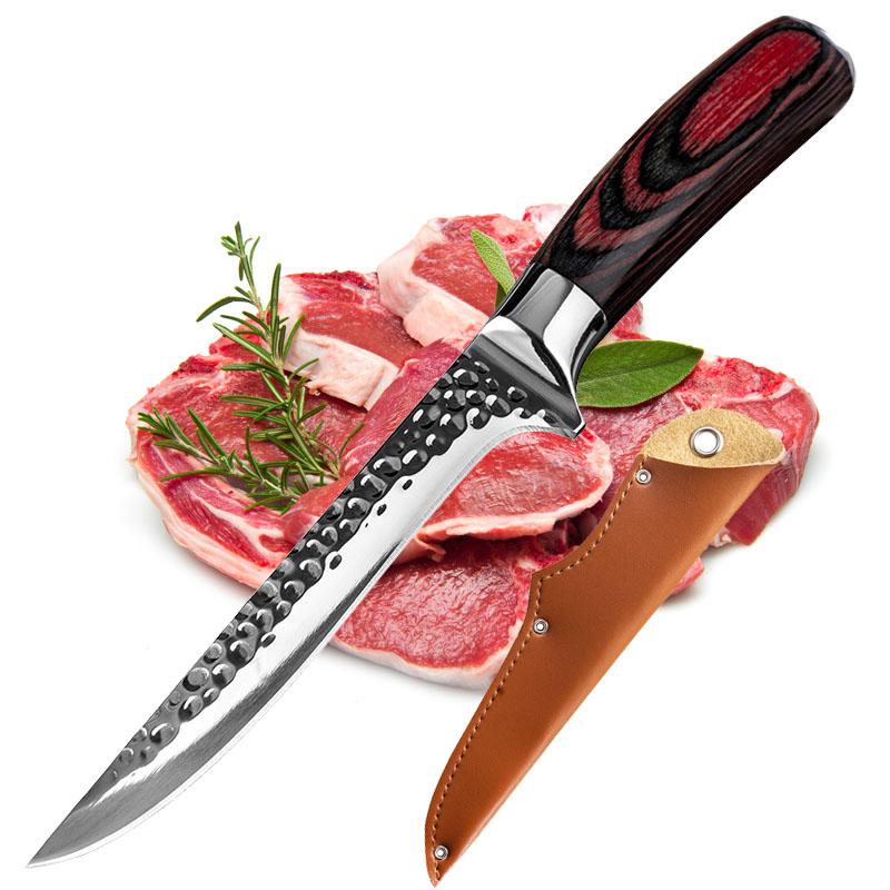 Кухонный нож для разделки мяса, нож для разделки мяса, нож для разделки мяса, инструмент для приготовления филе сырой рыбы