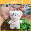 Plush Bear Adorable Keychain Cute Stuffed Animal Pendant For Bags And Gifts