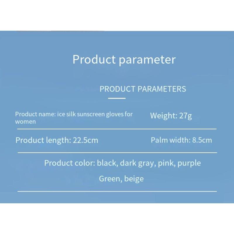 2025 Новые перчатки от солнца женские УФ-защита Откидная крышка Летние Ледяное ощущение Ледяной шелк Прохладные Наружные перчатки для велоспорта Женские