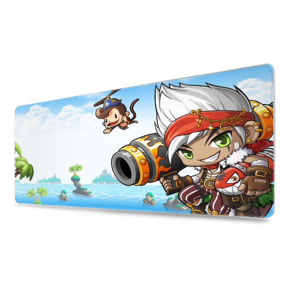 Коврик для мыши MapleStory 500x1000 мм Большой игровой коврик для мыши Геймерский XL Резиновый Отаку Клавиатурный коврик Настольный коврик для ноутбука