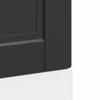 Dishwasher Panel Porto Black 45 x 1.5 x 57 cm Wood Based Material