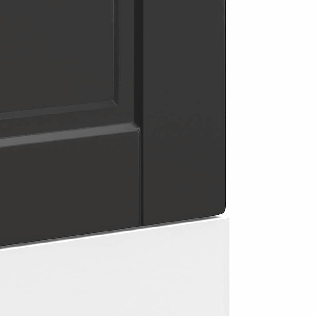Dishwasher Panel Porto Black 45 x 1.5 x 57 cm Wood Based Material
