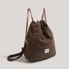 Vintage Large Capacity Women Backpacks Drawstring Backpack Versatile Crossbody Bags for Women Shoulder Bags School Bag Mochila