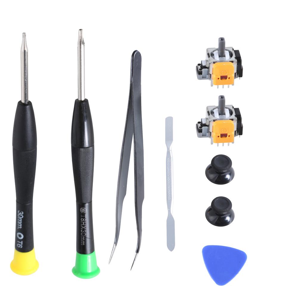 Комплект для замены джойстика Холла с отверткой и инструментом для монтажа для контроллера Xbox One повышает точность игры