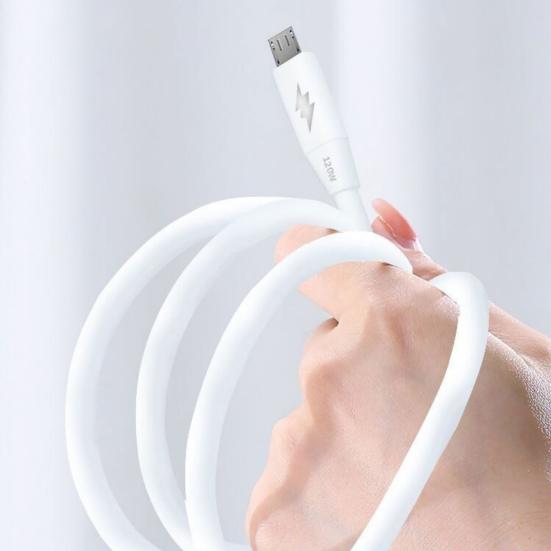 Кабель для передачи данных Высокая зарядка 120 Вт Микроток Быстрый USB Кабель для зарядки мобильного телефона