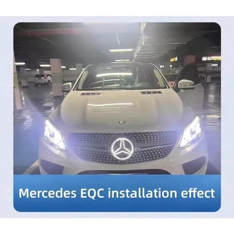 Car Front Grilled Star Emblem LED Illuminated Logo White Blue Red Light for Mercedes Benz W204 GLK200 GLK260 GLK350 2013-20151 RA8
