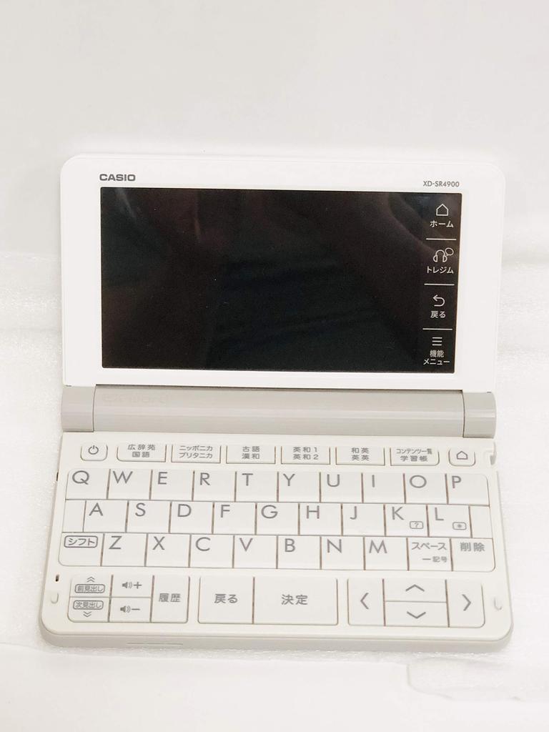 Casio Electronic Dictionary for High School Students 2019 CASIO (English Enhancement) (White) [Spring Model] EX-word XD-SR4900-WE
