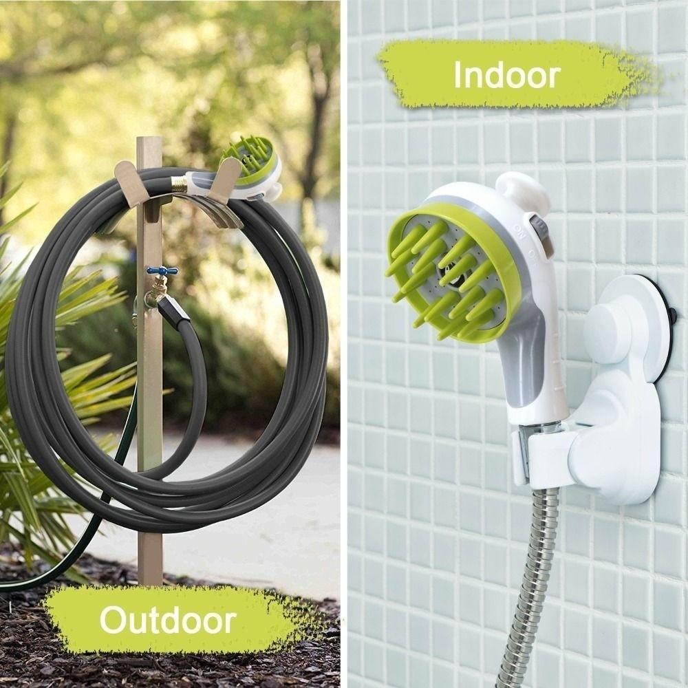 with Massage Brush Pet Shower Sprayer Comfortable Bath Tool Cat Shower Sprinkler  Dog Bath