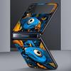 Синяя рыба Океана Жесткий ПК Чехол для Телефона Для Samsung Galaxy Z Flip 7 6 5 4 Черная Крышка Для Galaxy Z Flip 3 Складной Корпус Fundas Capas