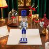 Деревянные фигурки Щелкунчика Щелкунчик Ханука Декор Белый и Синий Настольная кукла-украшение Для камина Окна Столешницы