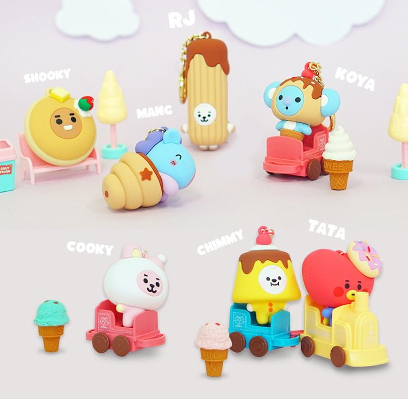 Официальный брелок с фигуркой Baby Sweet Things BTS BT21, аутентичный