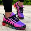 Shoes Women Sneakers Fashion Rainbow Color Platform Shoes Casual Walking Shoes Comforable Outdoor Ladies Vulcanized Shoes