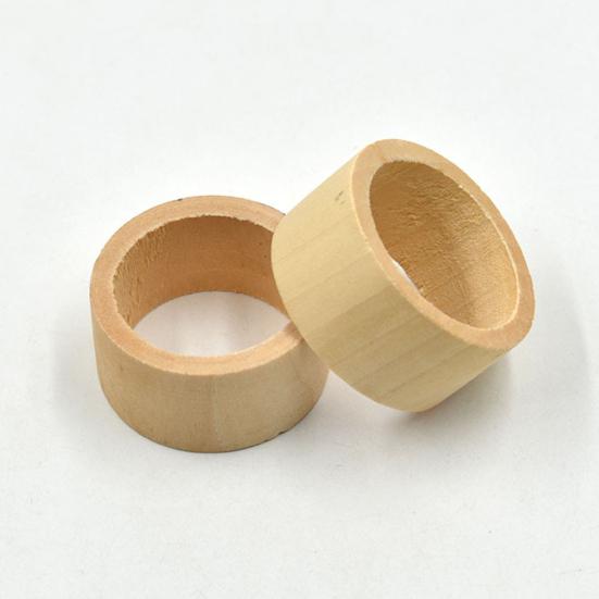 Wood Napkin Rings Rustic Napkin Holders Reusable Napkin Rings for Dinner Party Wedding Christmas Home Farmhouse Decor