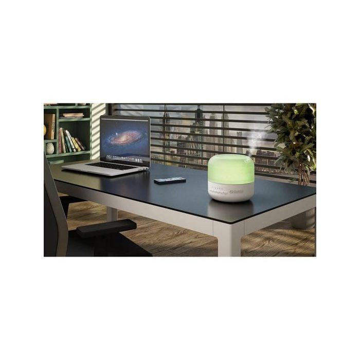 Olimpia Splendid Astomi Sound, Ultrasonic aroma diffuser, Blanc, boutons, Réservoir, 0,4 L, 11 h