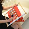 Wood Tapestry Scroll Embroidery Frame Cross Stitch DIY Crafts Sewing Tools 39x48cm