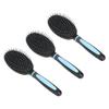 3Pcs Paddle Hair Brush Oval Shape Soft Comb Teeth Easy To Hold Avoid Static Paddle Hairbrush for Wet Dry Hair