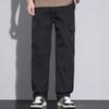 2024 мужские летние брюки-карго в американском стиле ретро с несколькими карманами, прямые брюки, однотонные повседневные брюки, свободные спортивные штаны больших размеров M-4XL