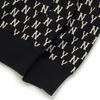 New MLB Monogram Collection Sweatshirt Unisex Black 3AHDM0224-50BKS