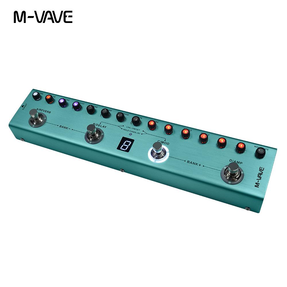 Педаль эффектов для электрогитары M-VAVE TANK-G с Delay и Reverb