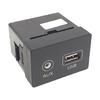 Вспомогательный порт AUX USB, Подходит для 96120D3500 96120-D3500 Современных Автомобилей Ежедневных Поездок Пользовательский Удобный Монтаж