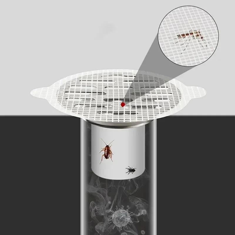 Floor Drain Sticker Bathroom Hair Catcher Dish Drainer for Kitchen Sink Shower Filter Bathrooms Accessories Water Barrier Trap
