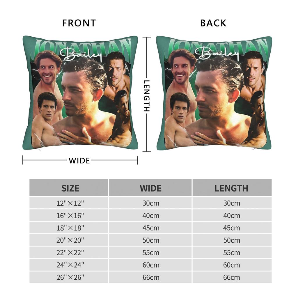 Jonathan Bailey Pillowcases  Morden Pillow Case For Chair Sofa Home Decor Comfy Pillow Cover
