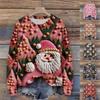 Women'S Christmas Sweater Cute Fun Christmas Sweater Fall And Winter Long Sleeve Knitted Sweater