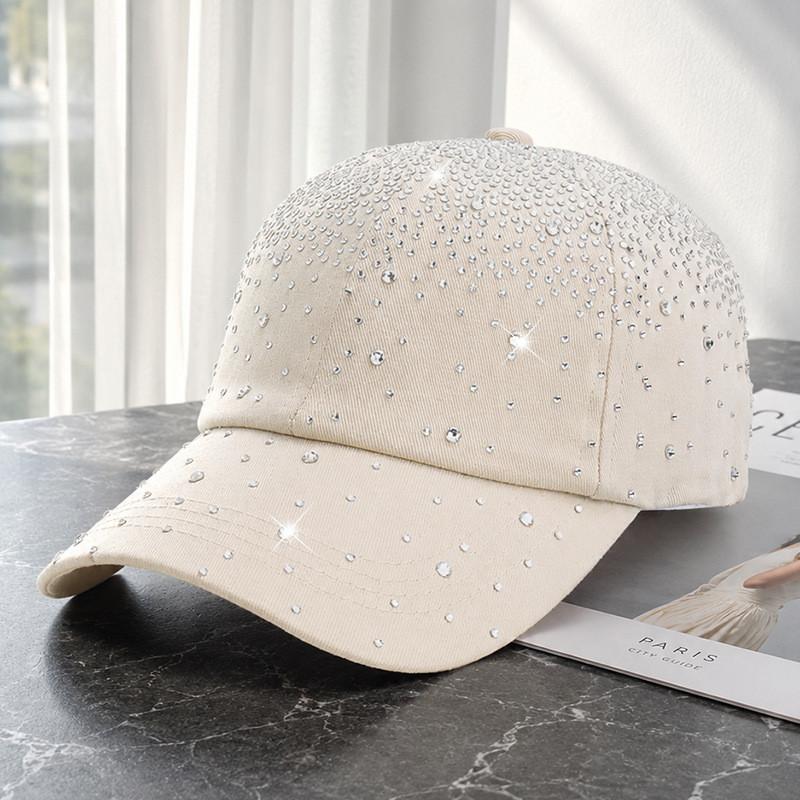 Leopard Print Baseball Cap With Rhinestones For Summer Street Style Fans