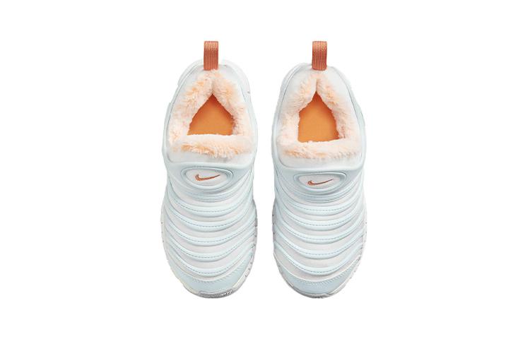 Nike Dynamo Free SE с флисовой подкладкой, удобные, легкие, низкие, детские lifestyle кроссовки, сине-серые, детские FB7176-181