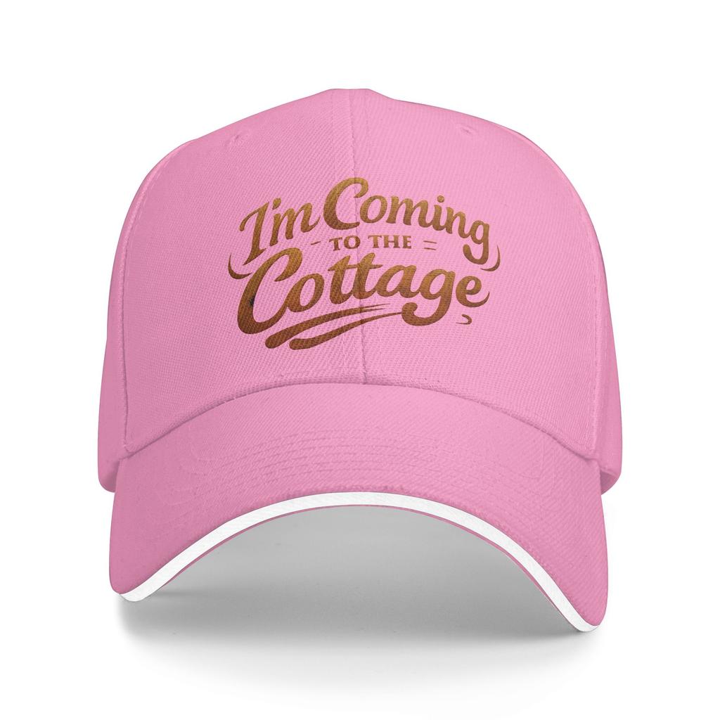I'm Coming to The Cottage Casual Baseball Cap Hunting Camping Hip Hop Hats Summer Hot Sale Unisex-Teens y2k Funny Snapback Cap