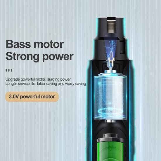 Шлифовальный станок, тихий, мощный, электрический триммер для ногтей с регулируемой скоростью и светодиодной подсветкой для всех