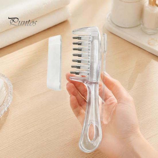 Hair Nutrient Applicator 1/2Pcs Scalp Oil Comb with Roller Ball, Minoxidil for Growth Growth, Massage Dust Cover Portable Care Tool