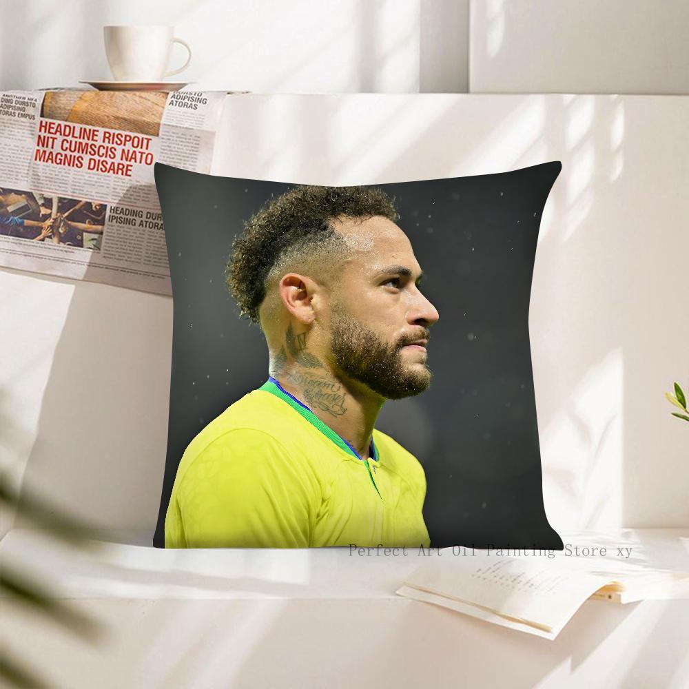 1 шт. Наволочка F-Football N-Neymar Квадратная Наволочка Подушка Декор Спальни Дивана Комнаты Повседневная Наволочка