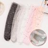1 Pair Lovely Star Moon Lace Thin Socks Mesh Fishnet Elasticity Mid Stockings Breathable