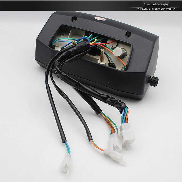 Yibai Ke Панель приборов мотоцикла Электромеханический счетчик WY125-A-C-F