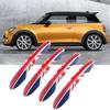 4 шт. / Набор наклеек на защелку ручки двери автомобиля, украшение для Mini Cooper JCW One F54 F55 F60, аксессуары для стайлинга автомобиля